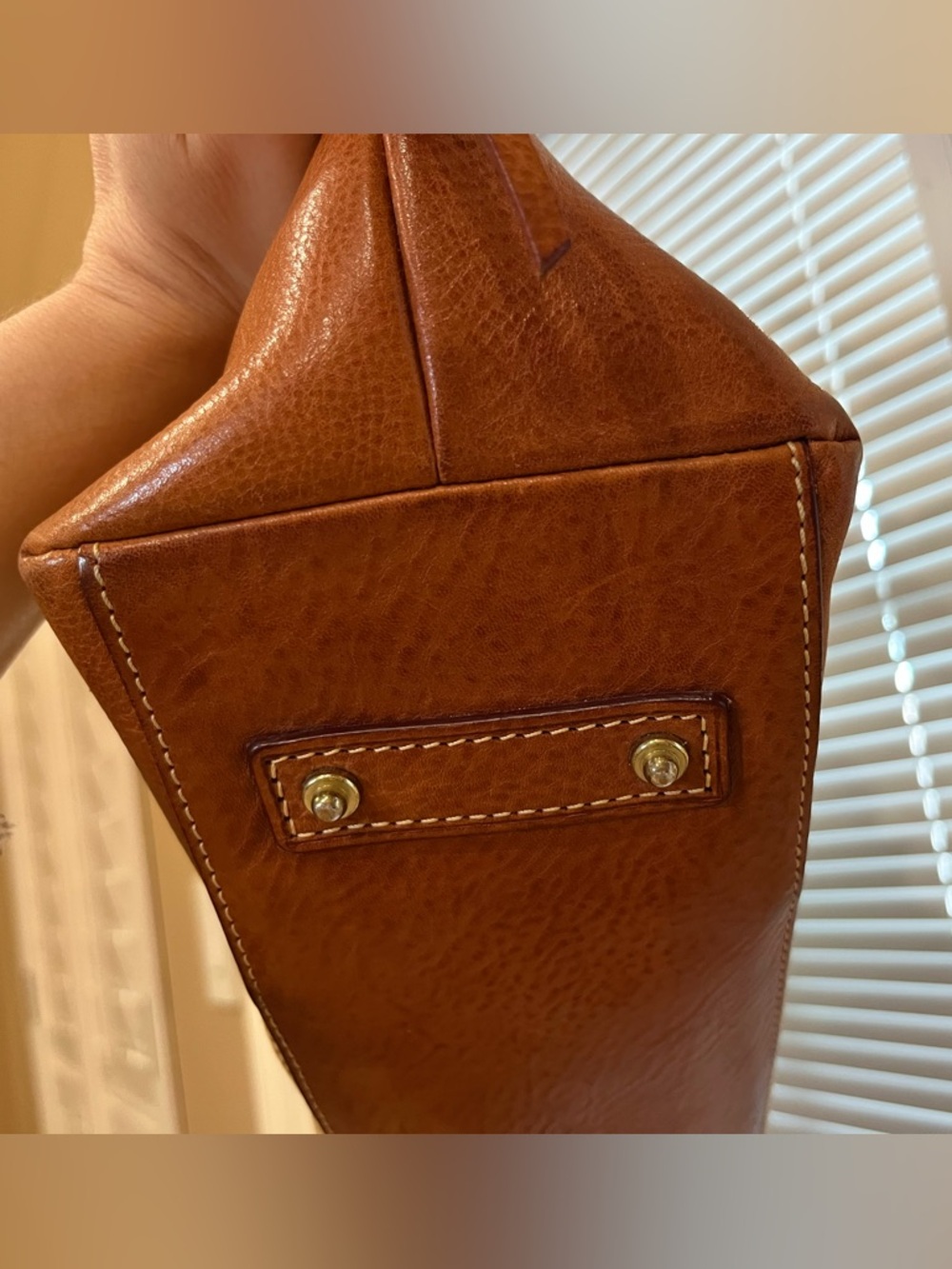 Vintage Dooney & Bourke Canvas and Leather Tote Bag - Picture 7 of 13